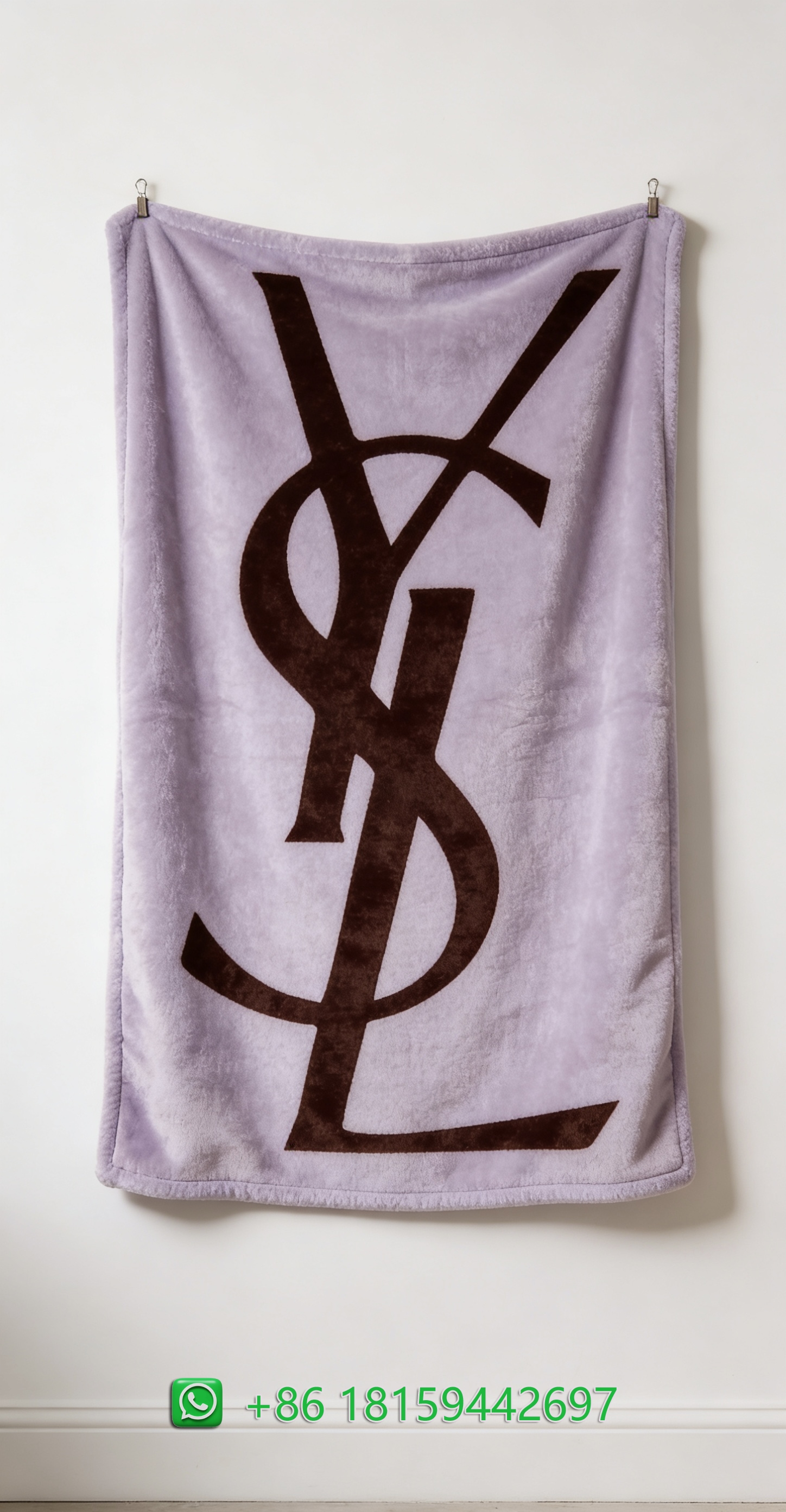 Yves Saint Laurent Throw Blankets